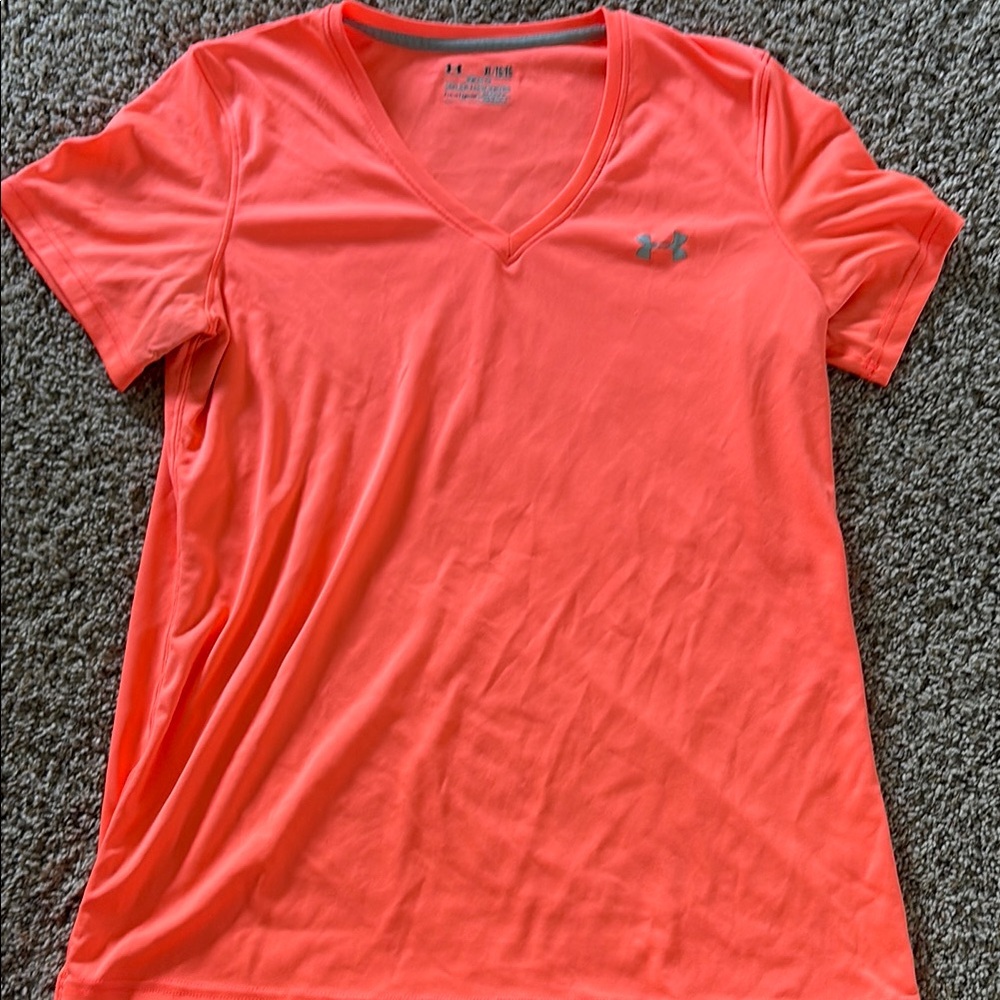 Under Armour Women's Coral V-Neck Top